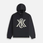 Kith Black Maverick Magnified Crest Hoodie