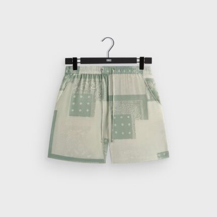 Kith Silk Lyocell Bandana Cedar Short