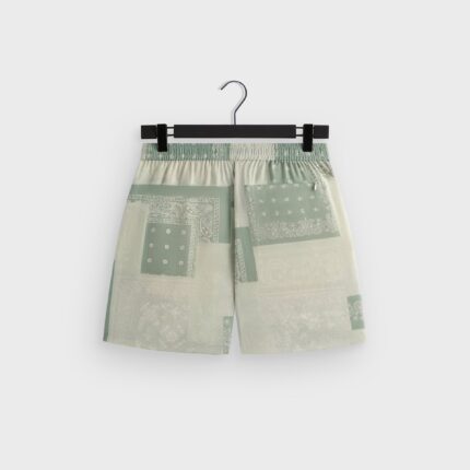 Kith Silk Lyocell Bandana Cedar Short