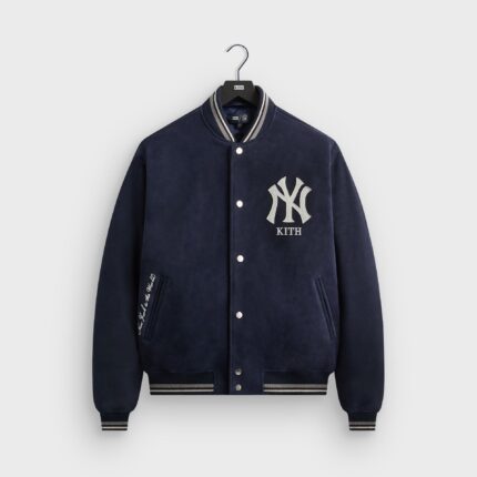 Kith for the New York Yankees Suede Porter Bomber Jacket