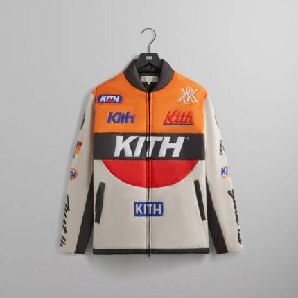 kith full zip brixton puffed jacket