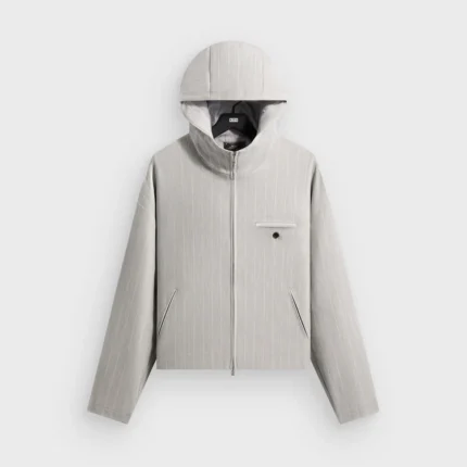 Kith Pinstripe Matteo Zip Up Hoodie