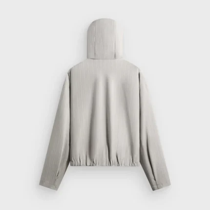 Kith Pinstripe Matteo Zip Up Hoodie