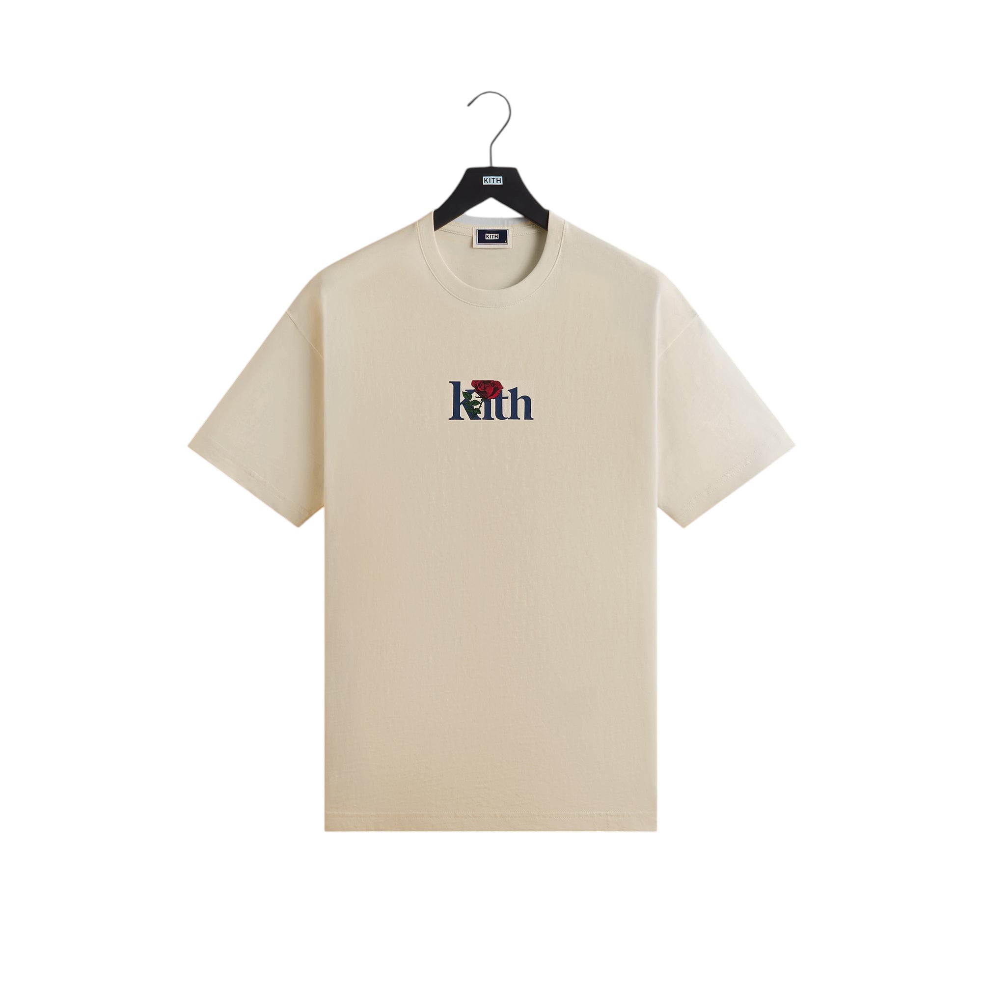 Kith Rose Serif Tee - Sandrift Kith Rose Serif Tee - Sandrift