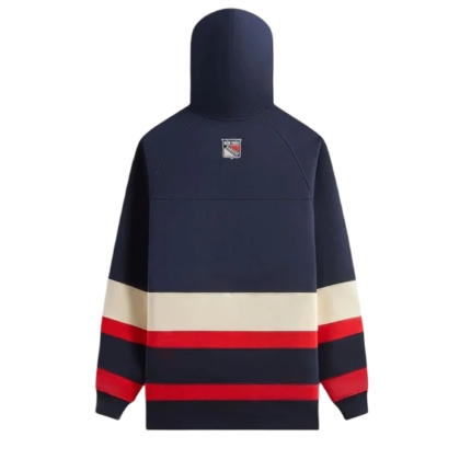 Kith for the New York rangers skewed delk hoodie