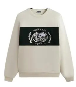kith nelson rugby crewneck sweatshirt