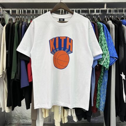 Kith Knicks Retro NY Vintage White Tee Men's