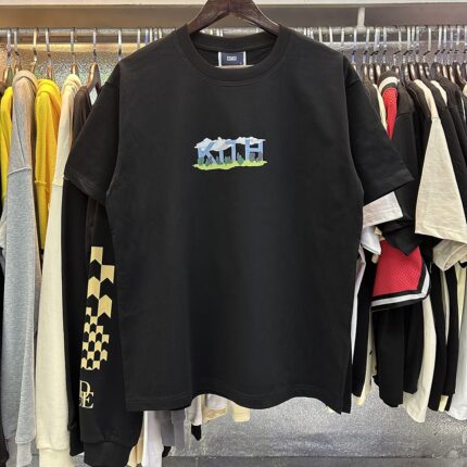 Kith Premium Cotton Graphic black Tee