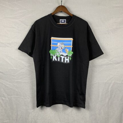 Kith x Tom & Jerry Hang Out Tee Black Men's