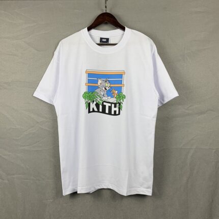 Kith x Tom & Jerry Hang Out Tee White Men's