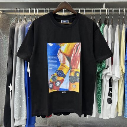 This white Kith x TAG Heuer Scuba Vintage black Tee